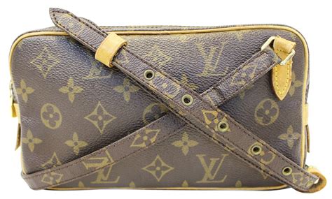 louis vuitton monogram pochette marly bandouliere crossbody bag|LOUIS VUITTON Monogram Pochette Marly Bandouliere.